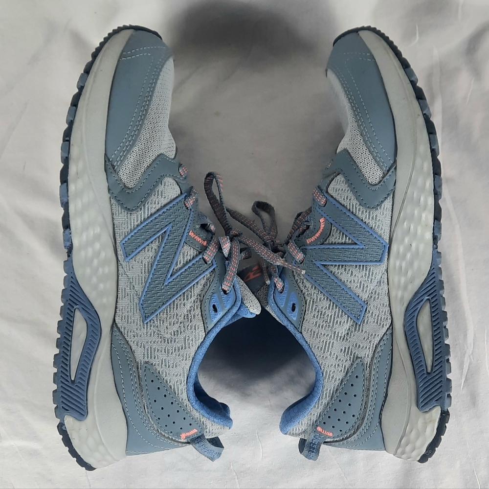 New Balance Women's 410 V7 Trail Running Shoes Size 9.5 WT410LG7 Blue Gray - Picture 5 of 12